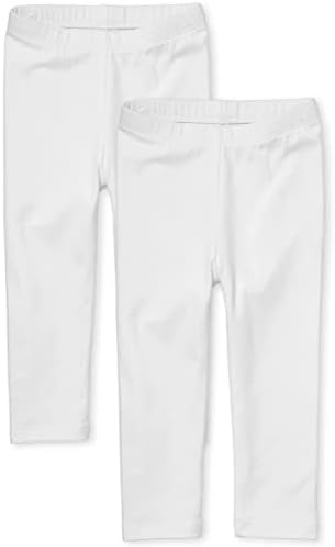 The Childrens Place Baby Girls Stretchy Leggings 2Pack