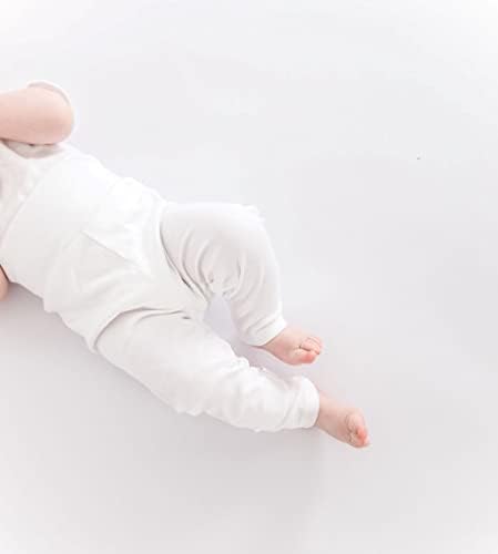 PimbiBimpi Premium Pima Cotton Unisex Baby Pants - Soft Stretchy and Comfortable