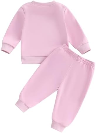 Fall Winter Toddler Bear Sweater Pants Set