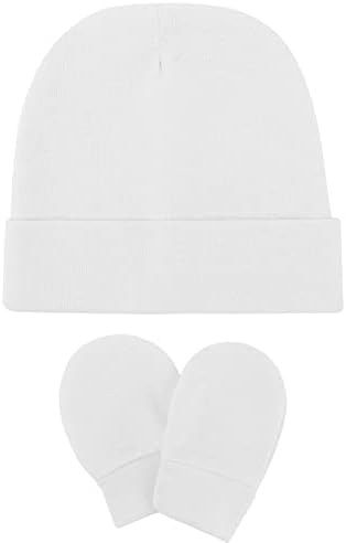 DRESHOW Baby Hats and Mittens Set 0-6 Months 1