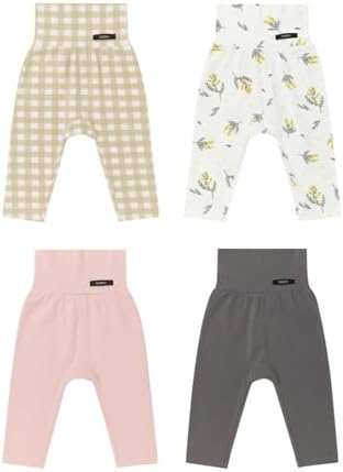 Konny Soft Modal High Waist Leggings 4P-Set 6-18M