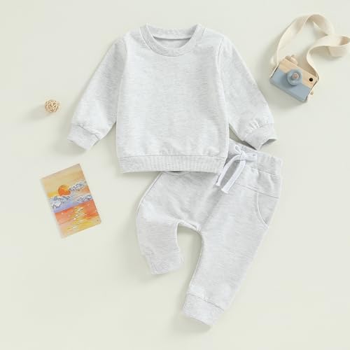 Comfortable Fashionable Baby Boys Girls 2-Piece Pant Set