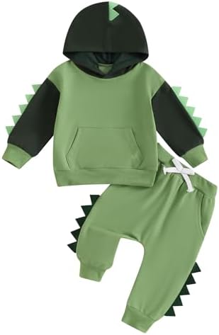 Infant Baby Boys Dinosaur Print fall winter wear