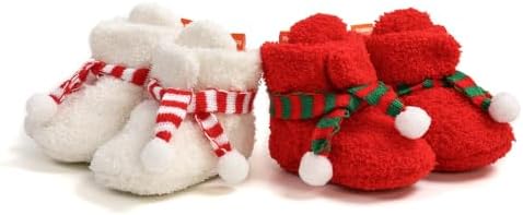 Stylish Cartoon Fleece Slippers Cozy Winter Booties for Babies