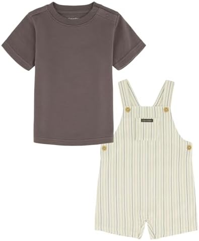Calvin Klein 2-Piece Shortall Set for Baby