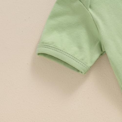 Chloefairy Newborn Summer Romper Set for Baby Boy and Girl