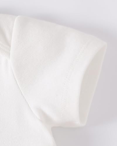 Black White 5-Pack Bodysuits for Infants