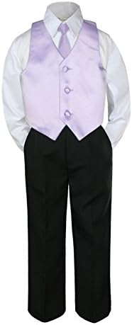 Premium Baby Boys Formal Suit Set - Tuxedo Style Black Sm-4T