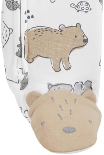 Simple Joys by Carters Baby Neutral 2-Pack Cotton Footed Sleep Play