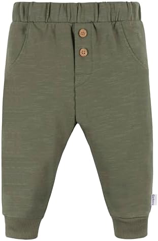 Comfort and Style Gerber Baby Boys Washable Jogger Set Geometric PatternsStay Wild