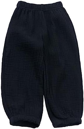 Kids Elastic Basic Harem Trousers Unisex for Toddler Kids
