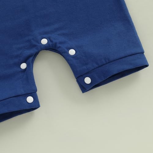 First Birthday Outfit Boy Space Rocket Romper 1