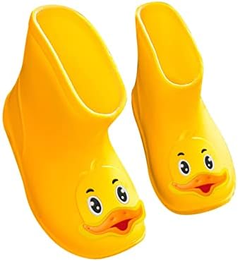 Weatherproof Toddler Rain Boots Cartoon design Safe for Home School
