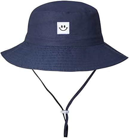 MaxNova Baby Sun Hat Smile Face UPF 50 Toddler Bucket Hat