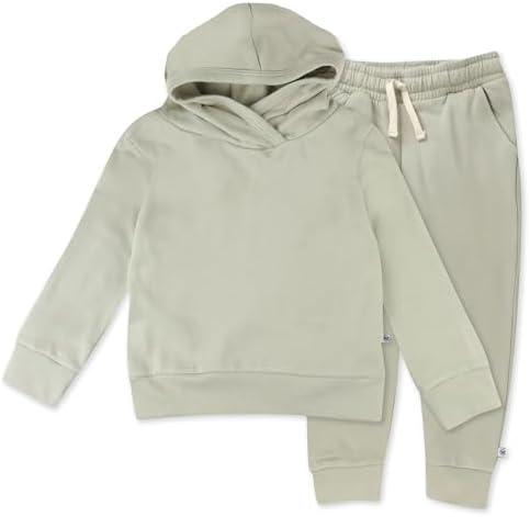 HonestBaby Organic Cotton Pullover Hoodie and Jogger Pant Set