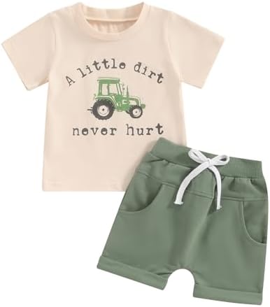 Soft Trendy Toddler Boy Summer Set