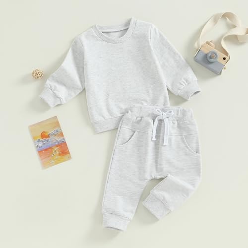 Comfortable Fashionable Baby Boys Girls 2-Piece Pant Set