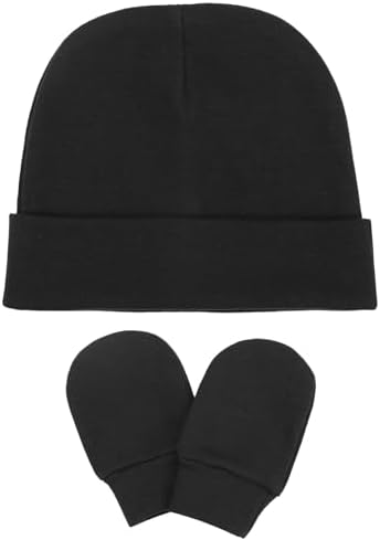 DRESHOW Baby Hats and Mittens Set 0-6 Months 1