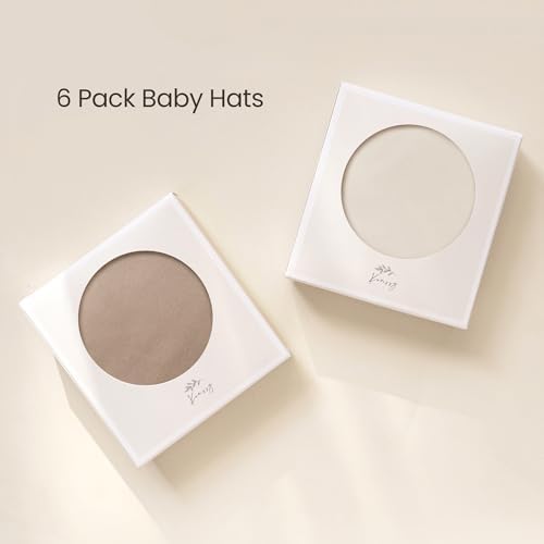 Konssy 6-Piece Newborn Hats Set