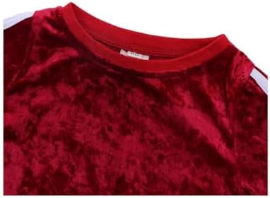 Trackset for Toddlers Soft Velvet Tracksuit 2-Piece Set