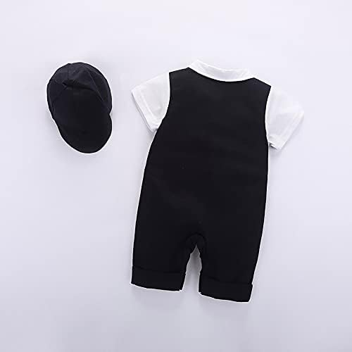 Baby Boy Romper Tuxedo