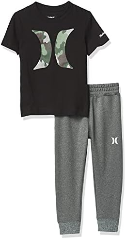 Surf Style - Hurley Baby-Boys Graphic T-Shirt Joggers 2-Piece Set