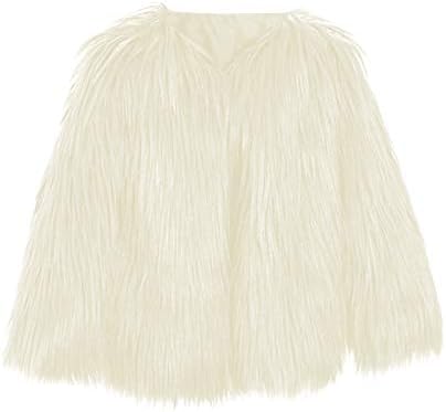 Cozy warm faux-fur jacket for toddlers and kids US