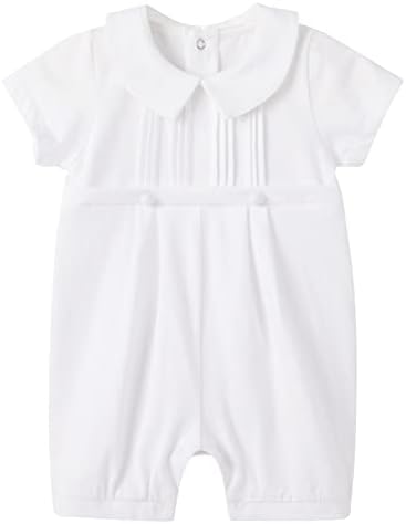 PureBorn Unisex Baby Jumpsuit - Soft Cozy for Birthdays Baptisms More