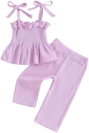 Soft Feminine Summer Outfit for Baby by VISGOGO