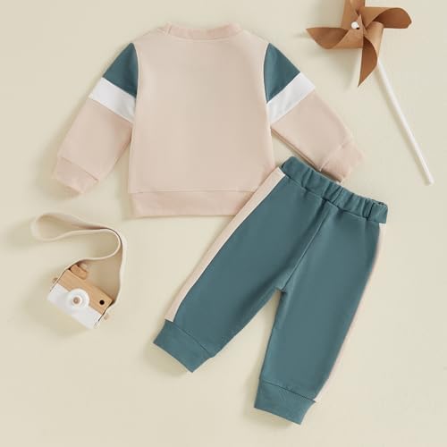 MoZiKQin Toddler Boys Girls Winter Contrast Fit Set