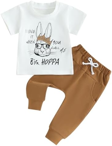 Fun Easter Outfit for Baby Boys Lightweight Comfy