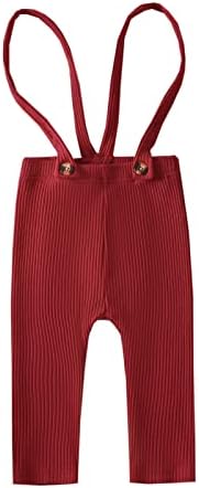 Emmababy Baby Boy Knit Leggings with Suspenders