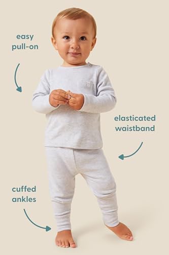 MORI Luxury Baby Leggings Blue Stripe 0-3 Months