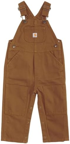 Exclusive Carhartt Baby Boys Canvas Bib Overalls Washed Adjustable