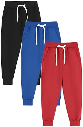 Resinta 3-Pack Toddler Boys Sweatpants