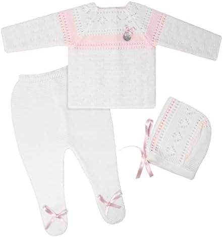 Luxurious Baby Knitted Outfit Set