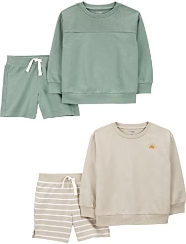 Simple Joys by Carters Baby Boys 4-Piece Cozy Sweatsuit Set