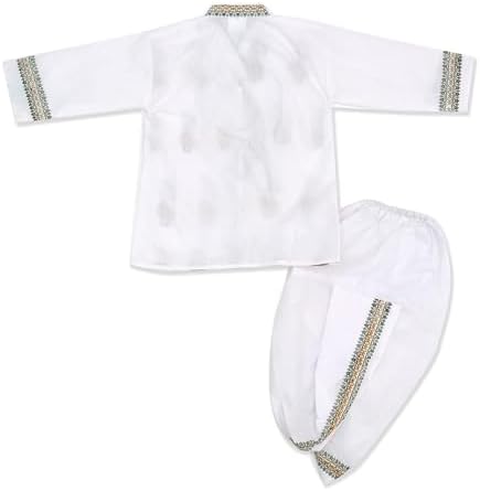 Full Sleeves Soft Cotton Dhoti Kurta for Toddlers