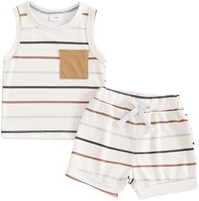 Farrubbyine8 Baby Boy Summer Clothes Set