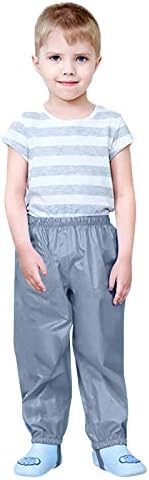 RNTOPReversible Rain Pants Coats for Boys Girls 5-6 Years