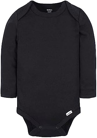 Gerber 6-Pack Unisex Long-Sleeve Onesies