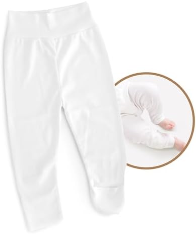 PimbiBimpi Premium Pima Cotton Unisex Baby Pants - Soft Stretchy and Comfortable