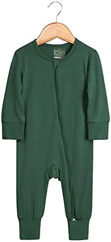 Baby Boy Cotton Romper Jumpsuit With Zipper