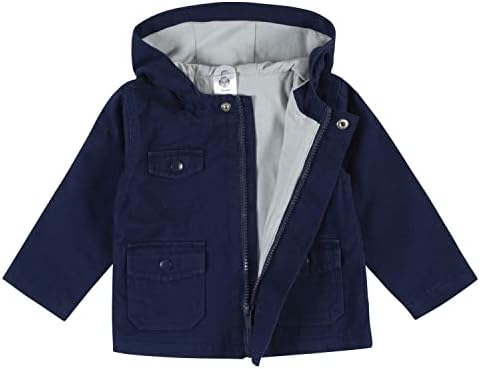 Gerber Baby Hooded Cotton Twill Utility Jacket Warm Comfortable