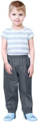 Kids Waterproof Rain Pants with Reflective Strips