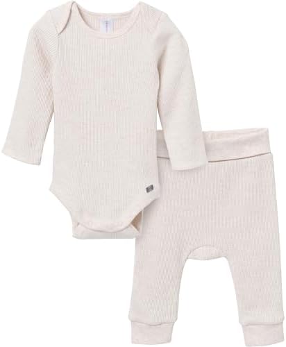 Cozy Oatmeal Bodysuit Pant Set for Baby