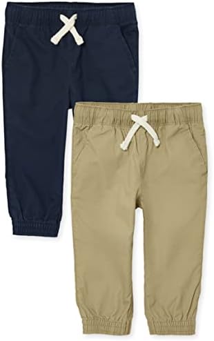 The Childrens Place Baby Boys Stretch Jogger Pants 2-Pack