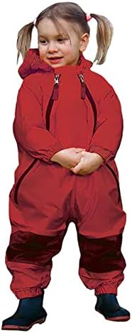 Tuffo baby boys coverall waterproof overalls with dual zippers