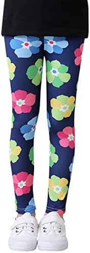 Kids Stretchy Floral Printed leggings
