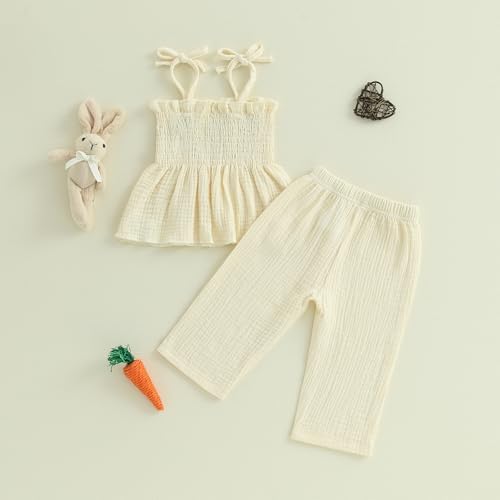 Easter Dress for Toddler Girl Cute Printed Oblong Set